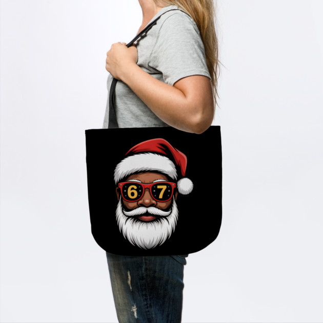 67 Santa,  67 Mene,  Funny Black Santa by UrbanLifeApparel