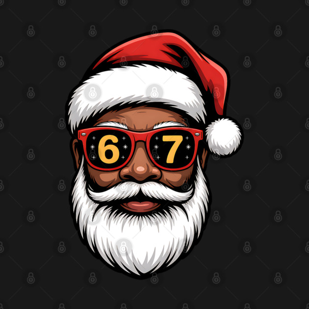 67 Santa,  67 Mene,  Funny Black Santa by UrbanLifeApparel