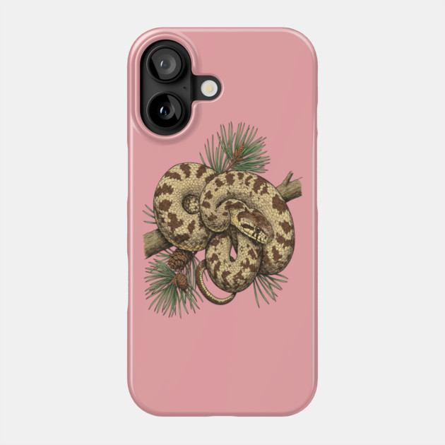 Northern Pine Snake with Longleaf Branches Phone Case by BirdsnStuff