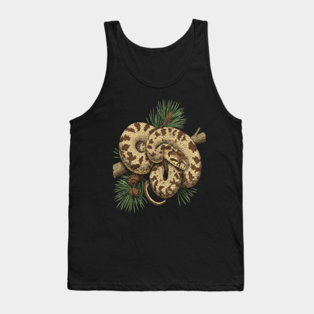 Northern Pine Snake with Longleaf Branches Tank Top by BirdsnStuff