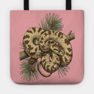 Northern Pine Snake with Longleaf Branches Tote