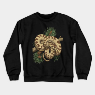 Northern Pine Snake with Longleaf Branches Crewneck Sweatshirt