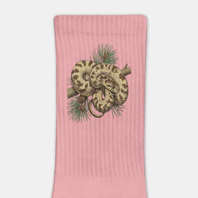 Northern Pine Snake with Longleaf Branches by BirdsnStuff