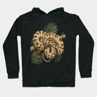 Northern Pine Snake with Longleaf Branches Hoodie