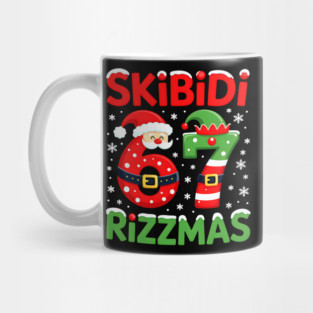 Skibidi Rizzmas, Funny Slang, Funny Meme Mug