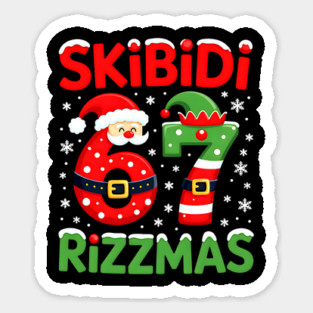 Skibidi Rizzmas, Funny Slang, Funny Meme Magnet