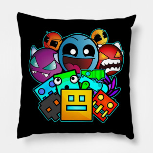 Geometry Dash Pillow