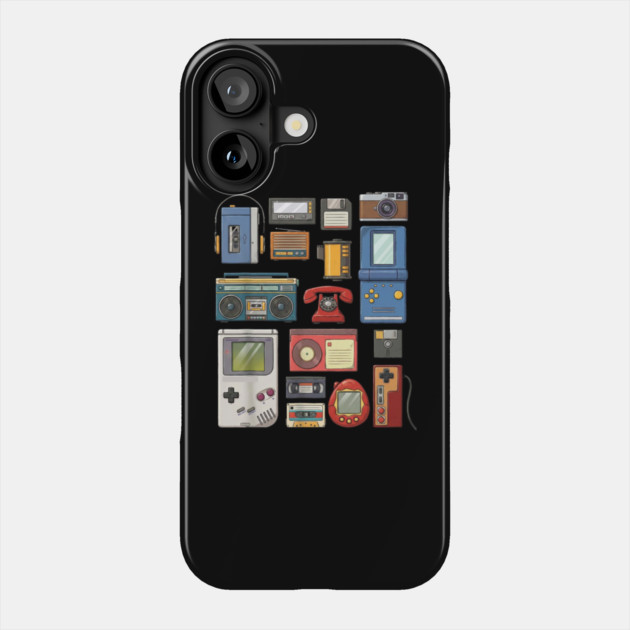 Retro Technology, vintage technology, classic Tech Phone Case by UrbanLifeApparel