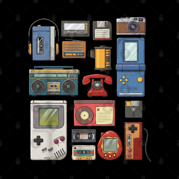 Retro Technology, vintage technology, classic Tech by UrbanLifeApparel