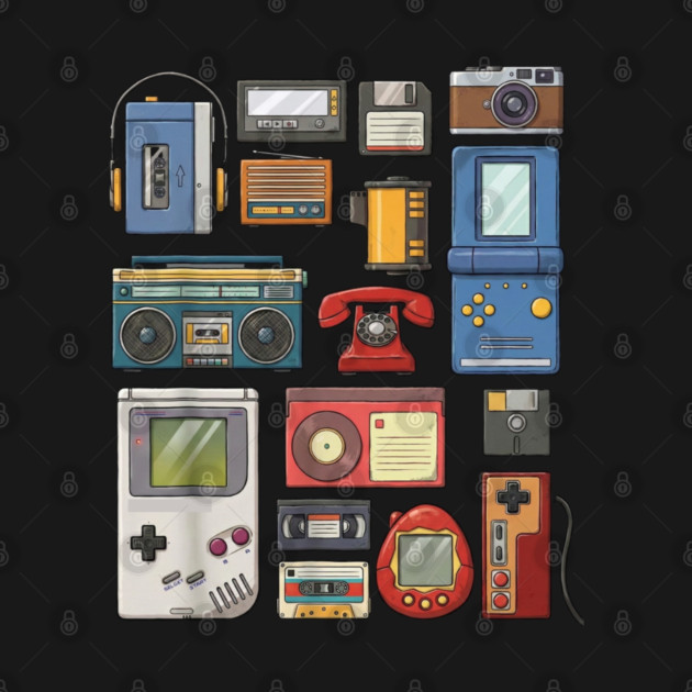 Retro Technology, vintage technology, classic Tech by UrbanLifeApparel
