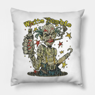 White Zombie Freak Show – Retro Horror Punk Carnival 1995 Pillow