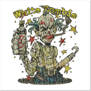White Zombie Freak Show – Retro Horror Punk Carnival 1995 Posters and Art