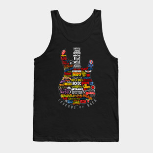Legends Of Rock Guitar Tank Top