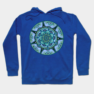 Blue Mandala Hoodie