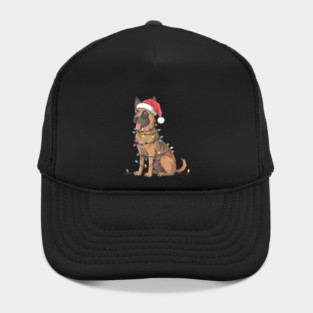 Belgian Malinois Christmas Lights Xmas Dogs Hat