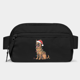 Belgian Malinois Christmas Lights Xmas Dogs Bag