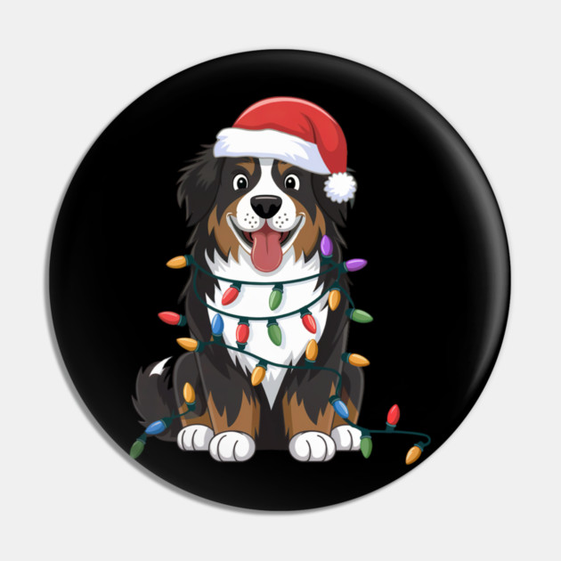 Bernese Mountain Christmas Lights Xmas Dogs Pin by yangho