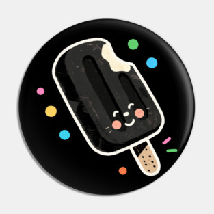 Black And Cold Pop Ice Pin