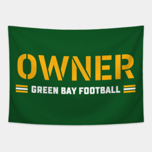 Packers Owner Green Bay Football Tapestry