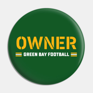 Packers Owner Green Bay Football Pin