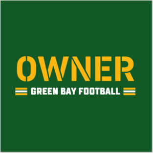 Packers Owner Green Bay Football Posters and Art