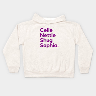 The Color Purple (purple) Kids Hoodie