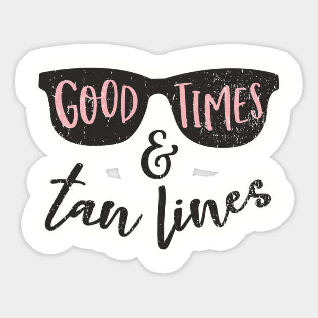 Good Times Tan Lines Vacation Mode Magnet by Anticorporati