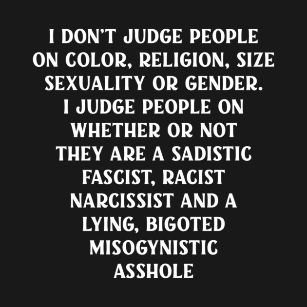 I Don't Judge People by Cheeky Witch