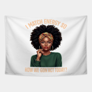 Afro Women Proud Heritage Empowering Art For Cultural Expression Tapestry