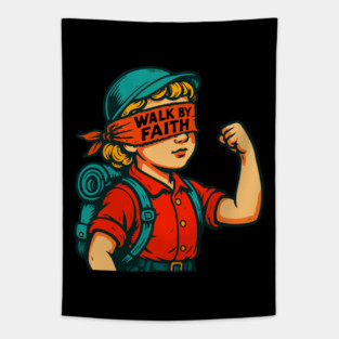 2 Corinthians 5:7 Walk By Faith Tapestry