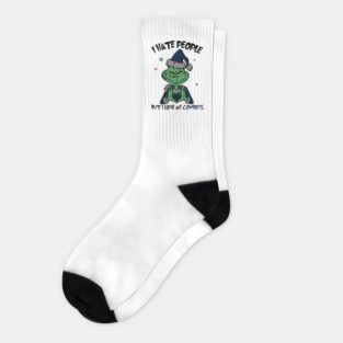 Dallas Cowboys Shirts Grinch Hate People Love Cowboys M10063 Socks