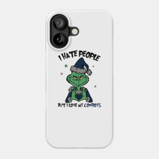 Dallas Cowboys Shirts Grinch Hate People Love Cowboys M10063 Phone Case
