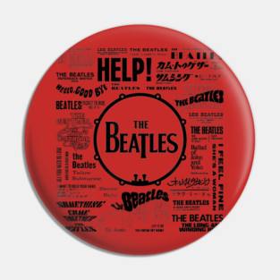 Help! The beatles Pin