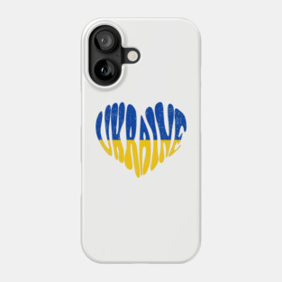 Ukraine Heart Freedom Fighter Activist Phone Case