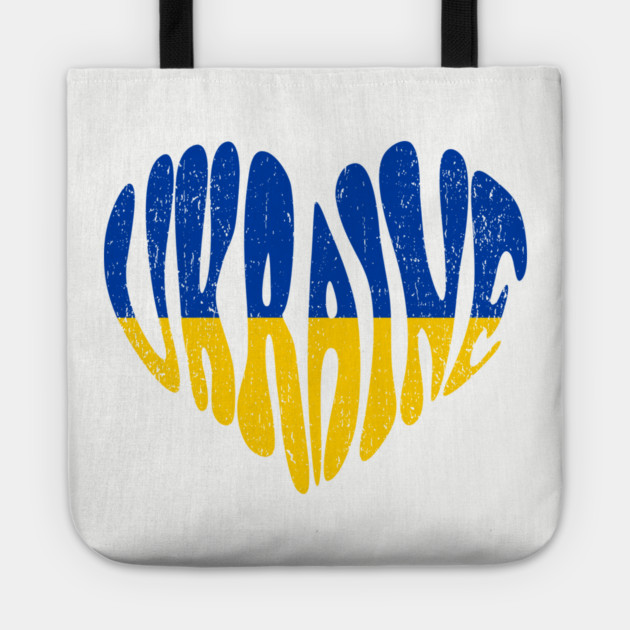 Ukraine Heart Freedom Fighter Activist Tote by Anticorporati
