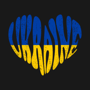 Ukraine Heart Freedom Fighter Activist T-Shirt