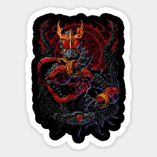 Kamen Rider Kuuga Ultimate Form Dark Japanese Tokusatsu Anime Manga Sticker