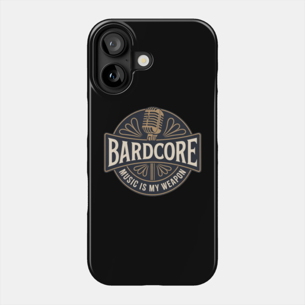BARDCORE Phone Case by Pete the Cat Guy