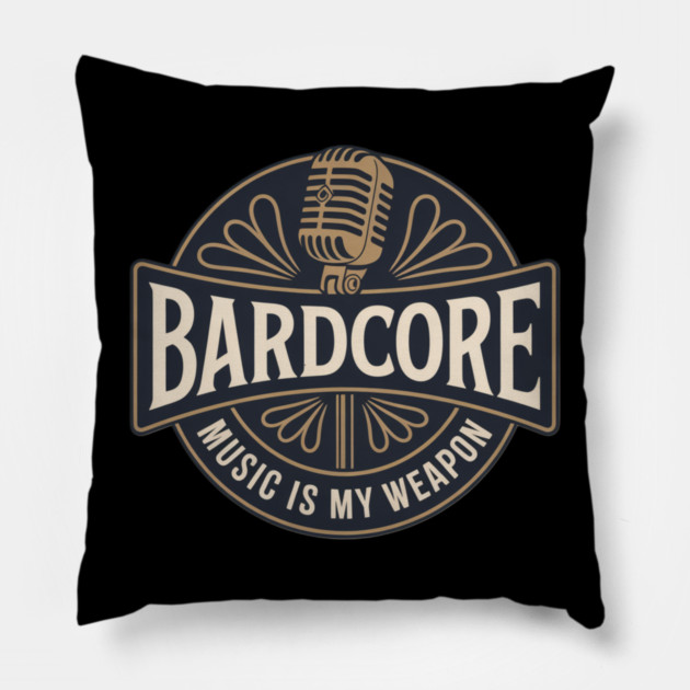 BARDCORE Pillow by Pete the Cat Guy