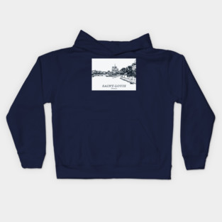 Saint-Louis - France Kids Hoodie