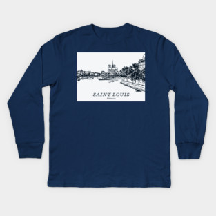 Saint-Louis - France Kids Long Sleeve T-Shirt