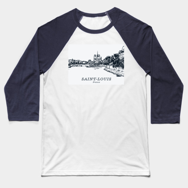 Saint-Louis - France Baseball T-Shirt by Lakeric