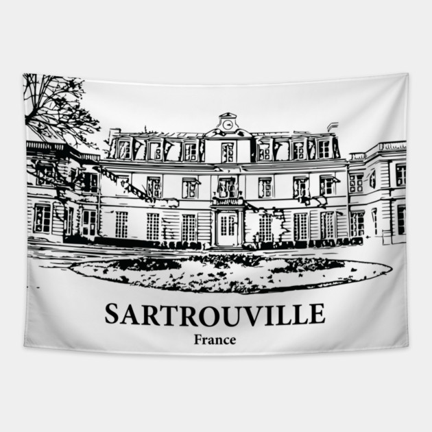 Sartrouville - France Tapestry by Lakeric