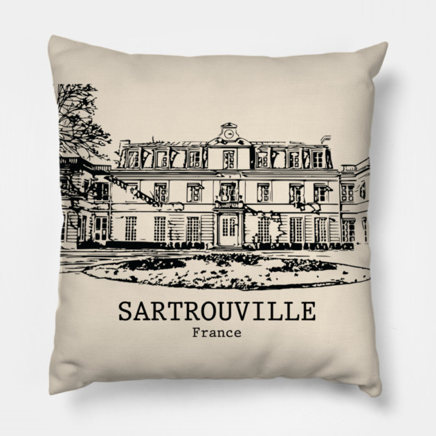 Sartrouville - France Pillow by Lakeric