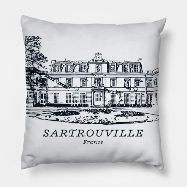 Sartrouville - France Pillow by Lakeric