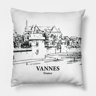 Vannes - France Pillow