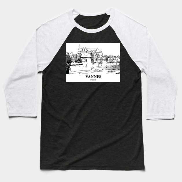 Vannes - France Baseball T-Shirt by Lakeric