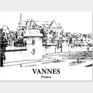Vannes - France Posters and Art
