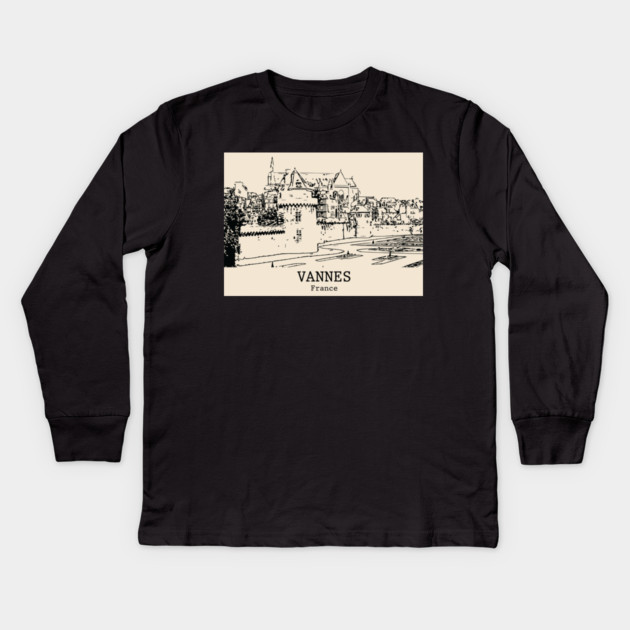 Vannes - France Kids Long Sleeve T-Shirt by Lakeric