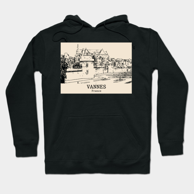 Vannes - France Hoodie by Lakeric